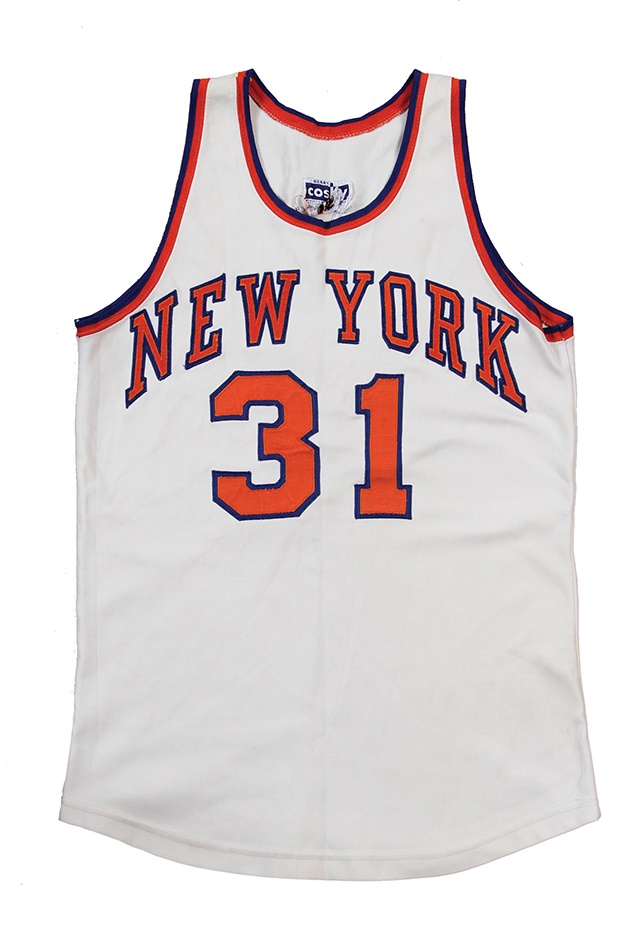 - Early 1970's Mel Davis New York Knicks Game Worn Home Jersey