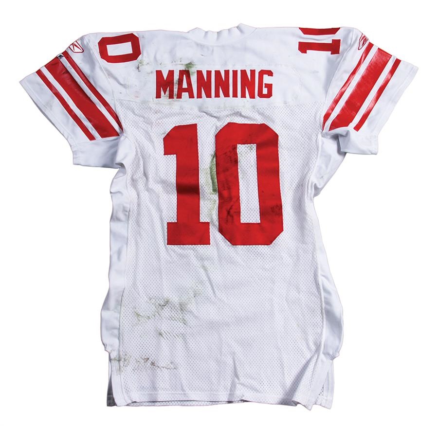 - 2006 Eli Manning NY Giants Game Used Road Jersey