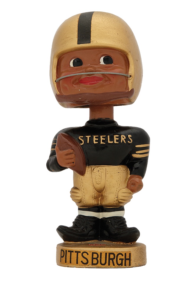 - Pittsburgh Steelers Black Face Bobbing Head Doll