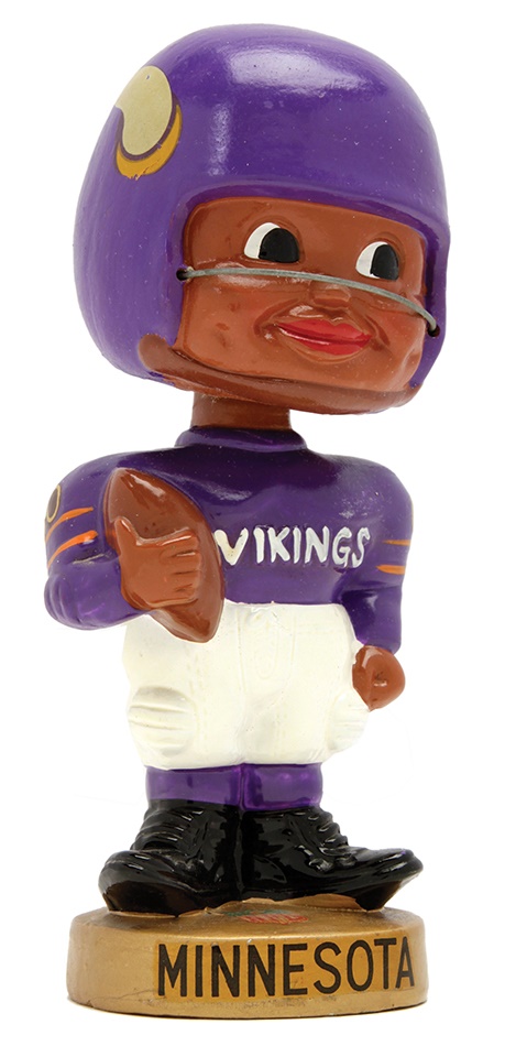 - Minnesota Vikings Black Face Bobbing Head Doll