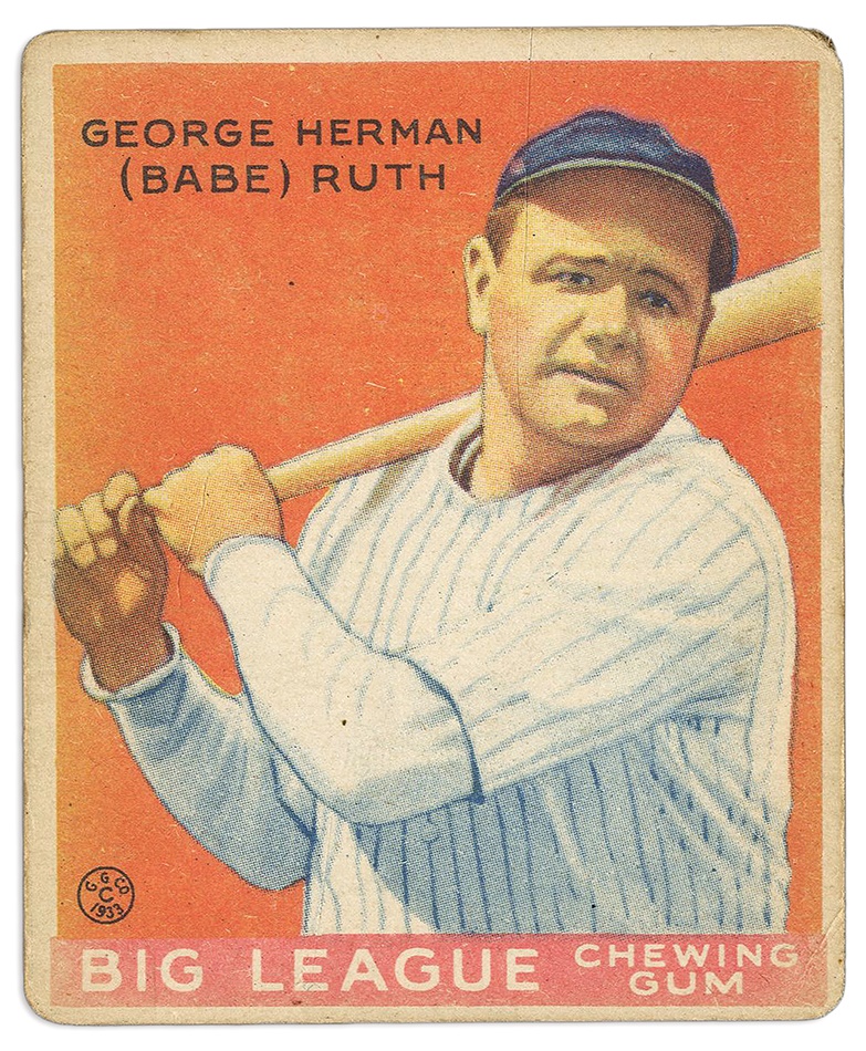 Sports and Non Sports Cards - 1933 Goudey Babe Ruth  #149