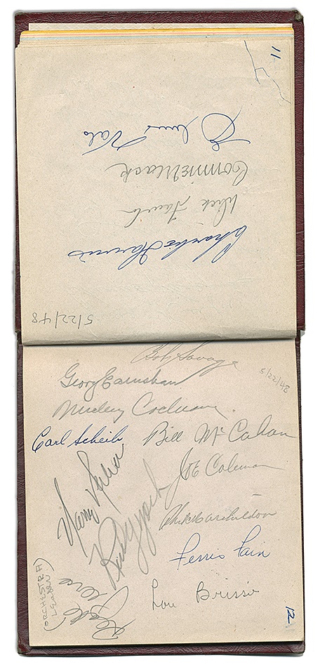 - 1940's Multi-Sport Autograph Album Collection