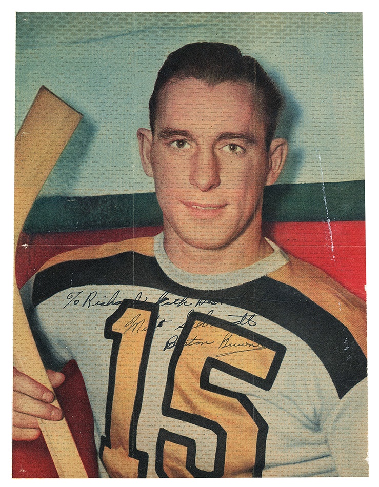 - 1940's Hockey Signed Collection Including Shore, Richard and Multi Signed (25)