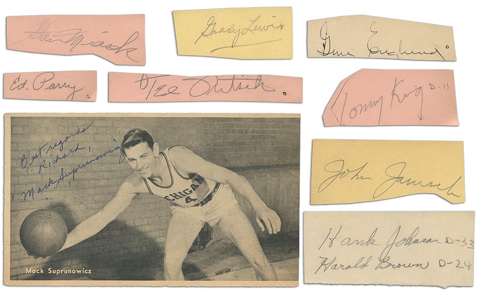 The Letter Writer Collection - Detroit Area Basketball Signature Collection Including Falcons (19)