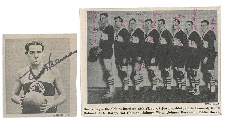 The Letter Writer Collection - Original Celtics Team Signed Photograph