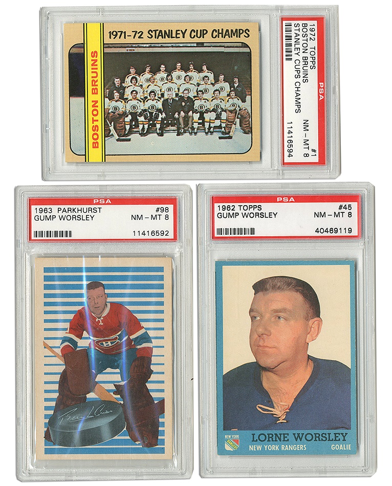 Sports and Non Sports Cards - 1960's-70's PSA Graded Hockey Card Collection (22)