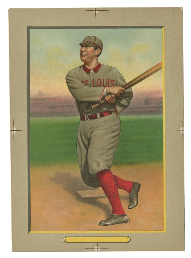 Sports and Non Sports Cards - 1911 T3 Turkey Red Proof of Roger Bresnahan