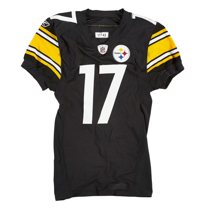 Football - 2011 Mike Wallace Pittsburgh Steelers Game-Worn Jersey