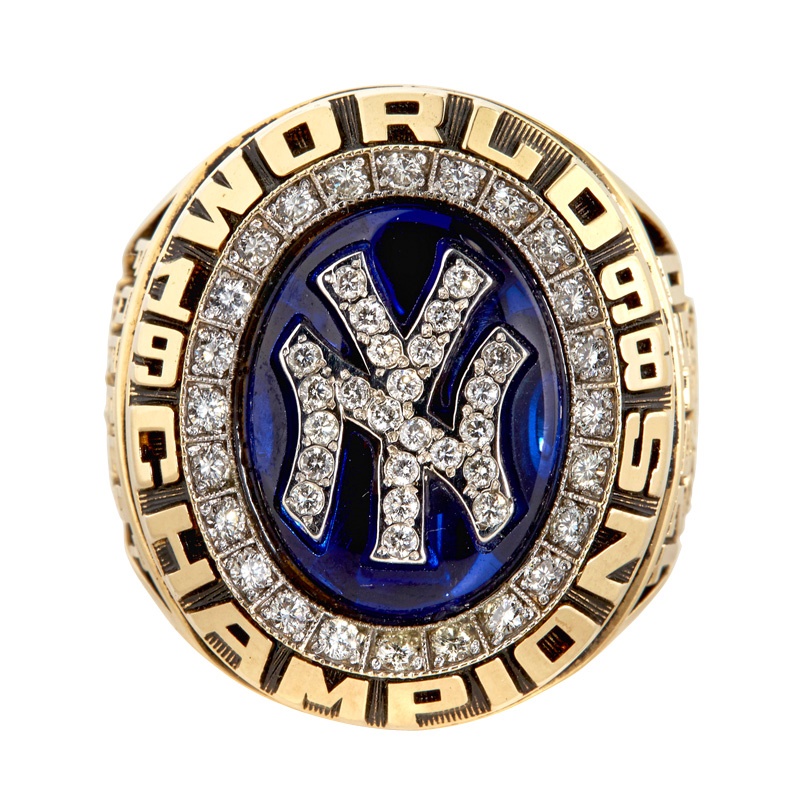 NY Yankees, Giants & Mets - 1998 New York Yankees World Championship Ring