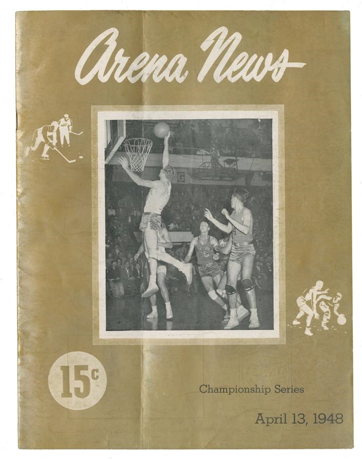 - 1947-48 2nd NBA/BAA Finals Charity Program