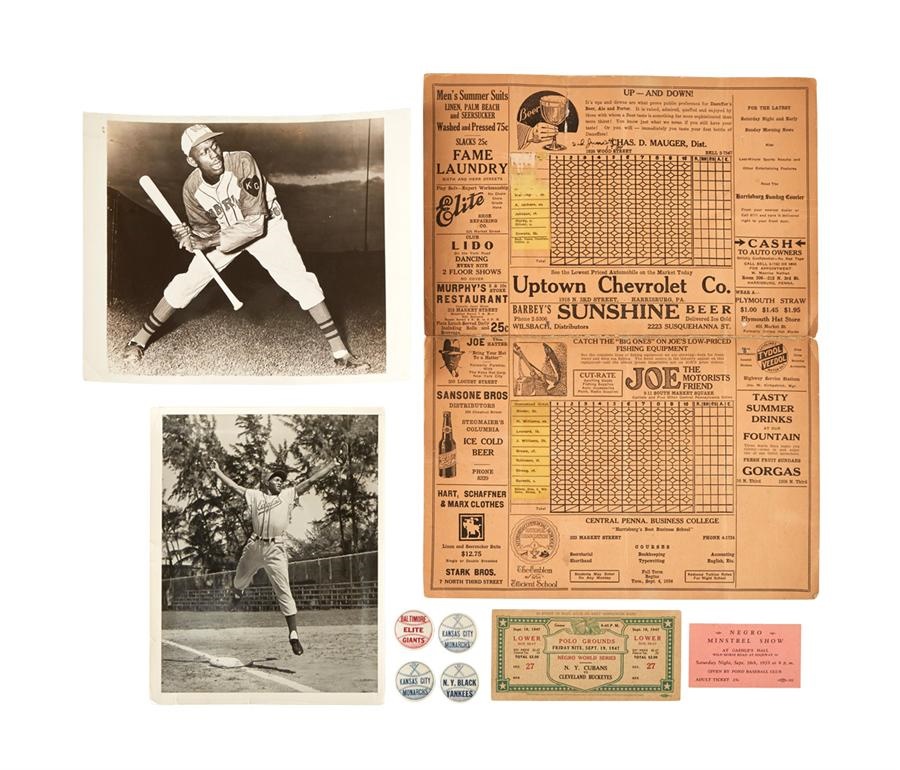 The Vern Foster Collection - Negro League Baseball Collection