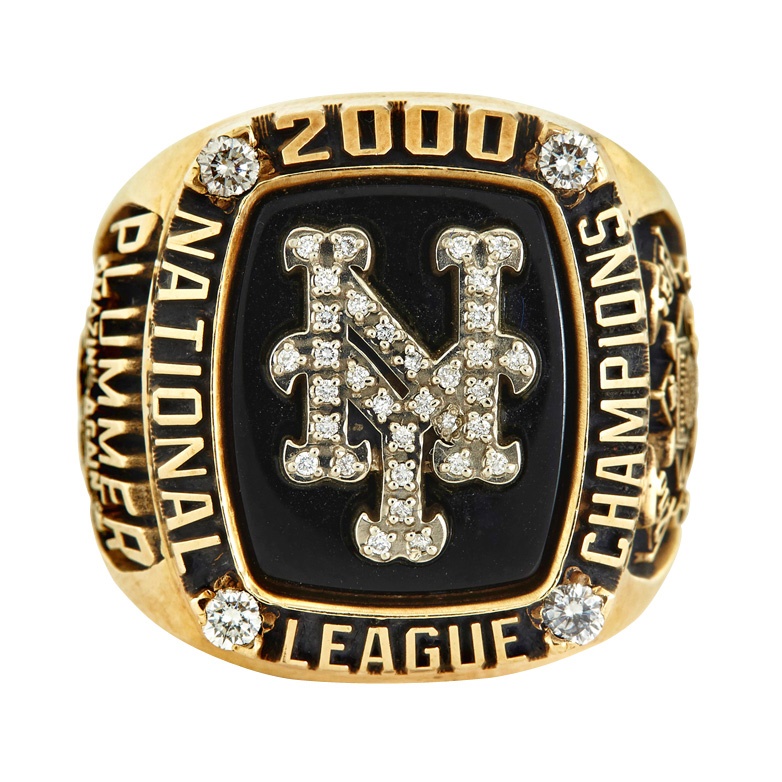 Sports Rings And Awards - 2000 New York Mets N.L. Championship Ring