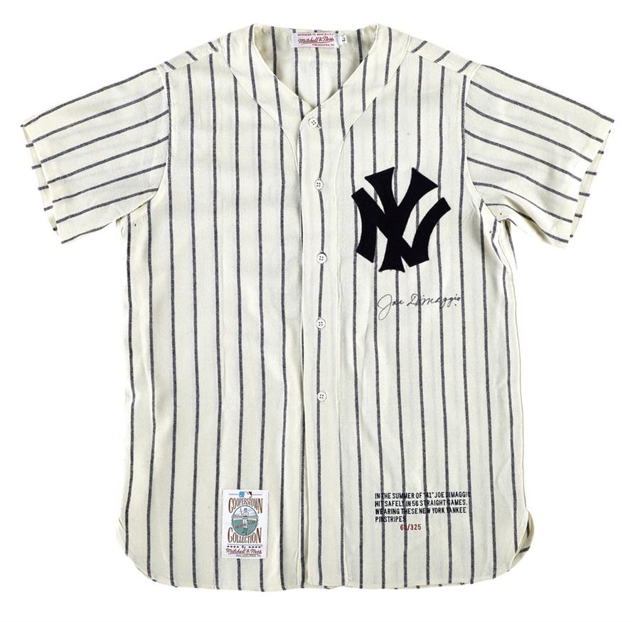 NY Yankees, Giants & Mets - Joe DiMaggio Signed Limited Edition Jersey