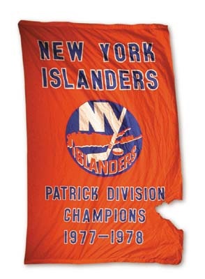 1977-78 NY Islanders Patrick Division Championship Banner (12')