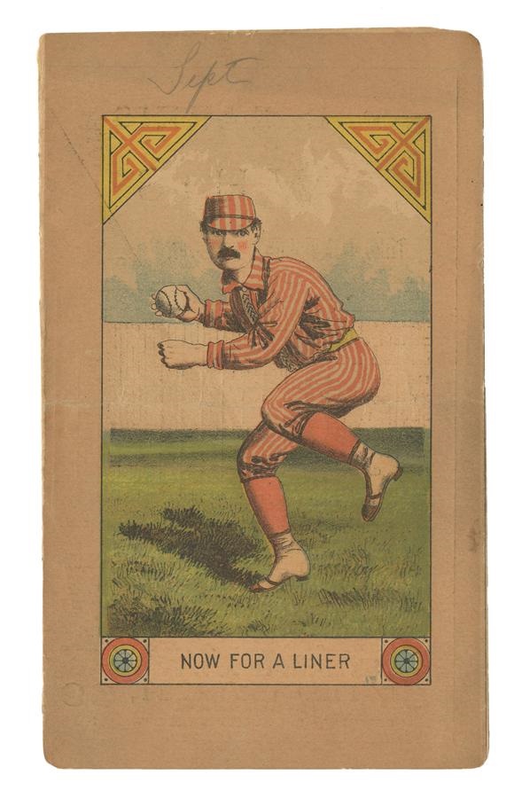 Baseball Memorabilia - 1886 Brooklyn vs. St. Louis Baseball Program