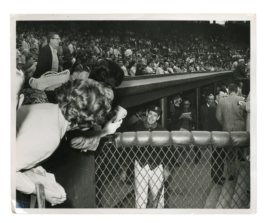 The Vern Foster Collection - Ted Williams Last Game Press Photo