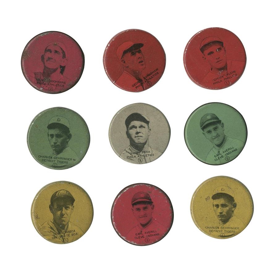 The Vern Foster Collection - 1933 PX3 Doubleheader Pins (29)