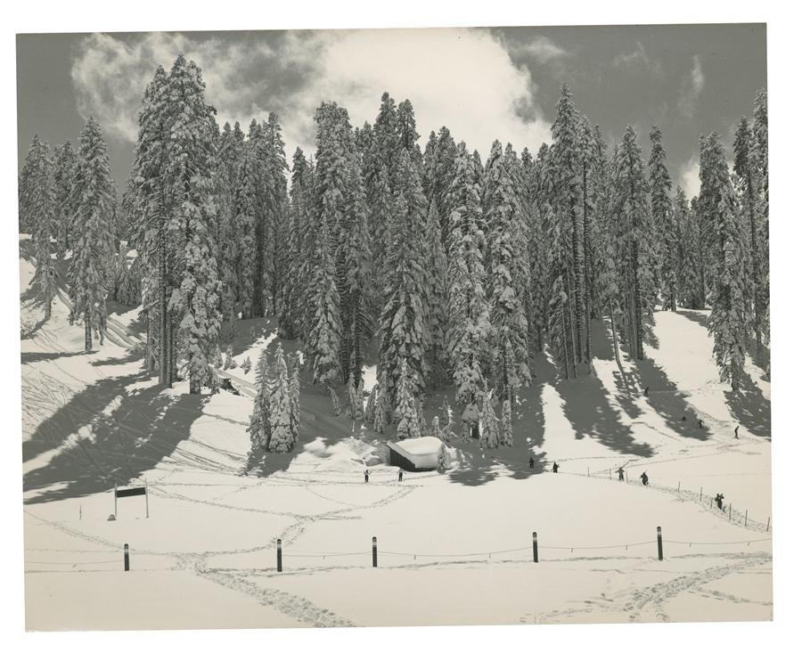 - Winter in Yosemite by Ansel Adams Vintage Photograph