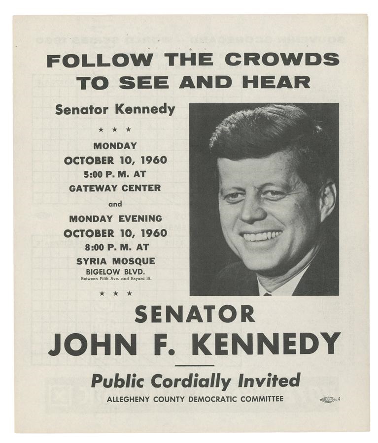 - John F. Kennedy 1960 World Series Scorecard