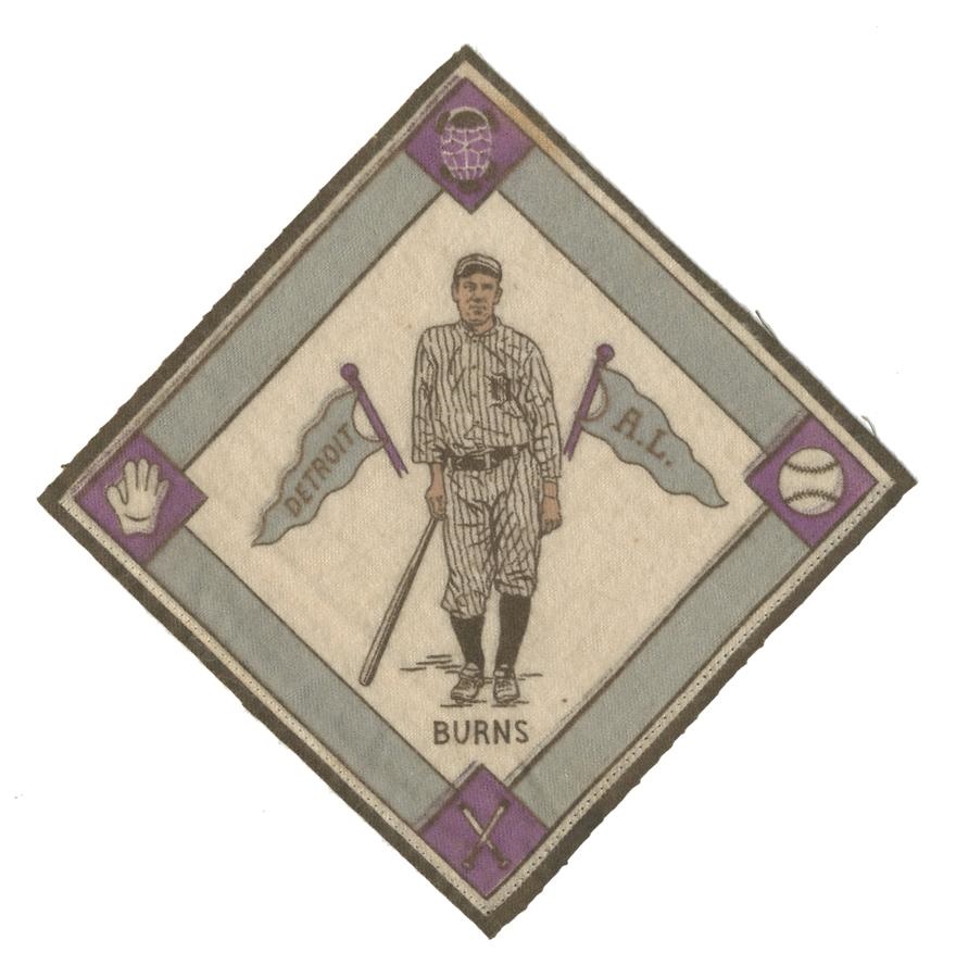Sports and Non Sports Cards - 1914 B-18 Blanket George Burns Detroit New Discovery Purple Bases
