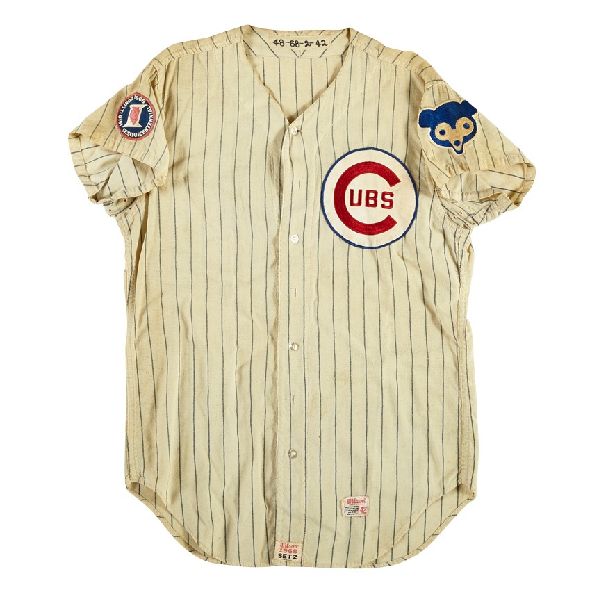 - 1968 Joe Niekro Chicago Cubs Game-Used Jersey