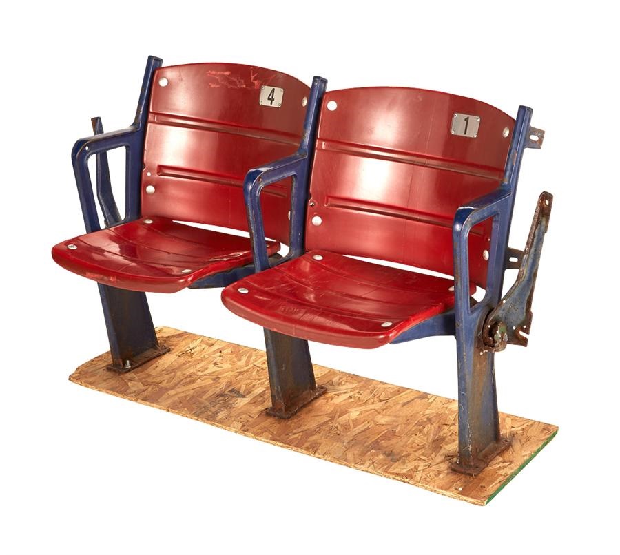 Stadium Artifacts - Fenway Park Double Stadium Seats