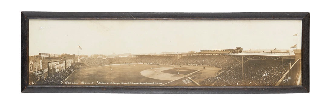 Baseball Memorabilia - 1914 Miracle Braves World Series Fenway Park Panorama