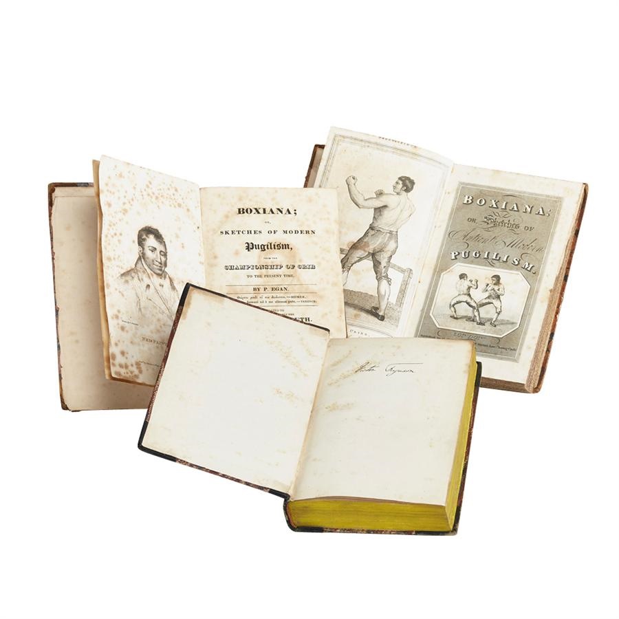- Three Volumes of Boxiana (1812, 1818 & 1824)