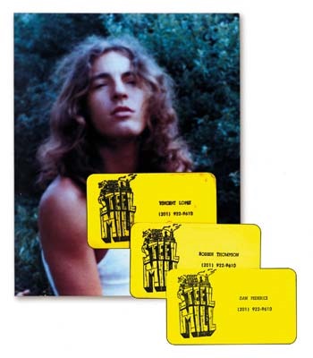 Bruce Springsteen - Steel MIll Business Cards (3)