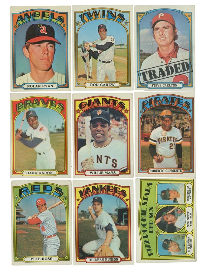 - 1972 Topps Baseball Card Complete Set (787)