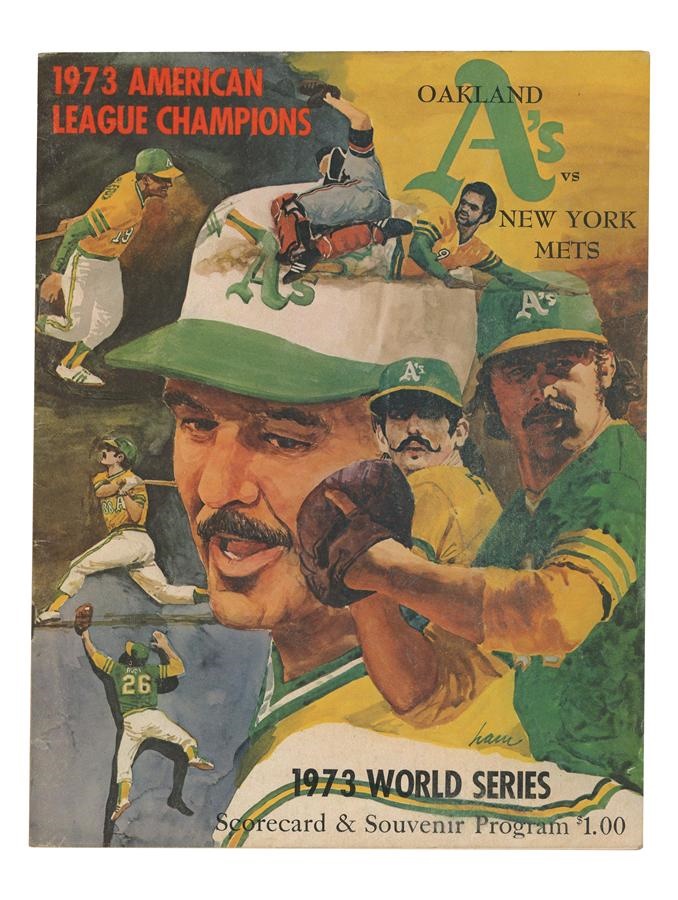 - 1973 World Series Signed Program