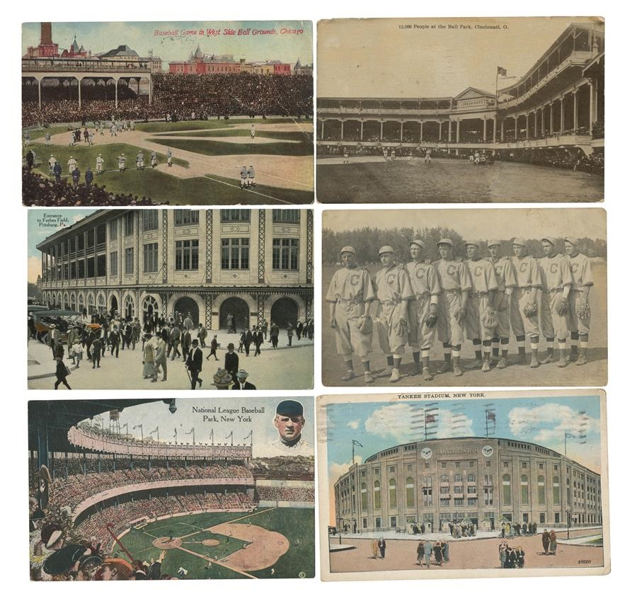 Baseball Memorabilia - 1900s-1990s  Postcard Collection (225)