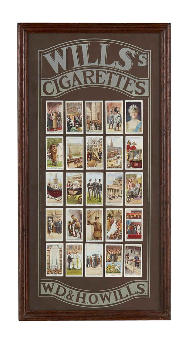 Sports and Non Sports Cards - Wills's Cigarettes Advertising Sign