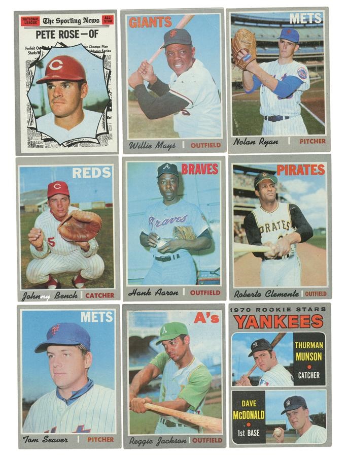 Sports and Non Sports Cards - 1970 Topps Baseball Complete Set (720)
