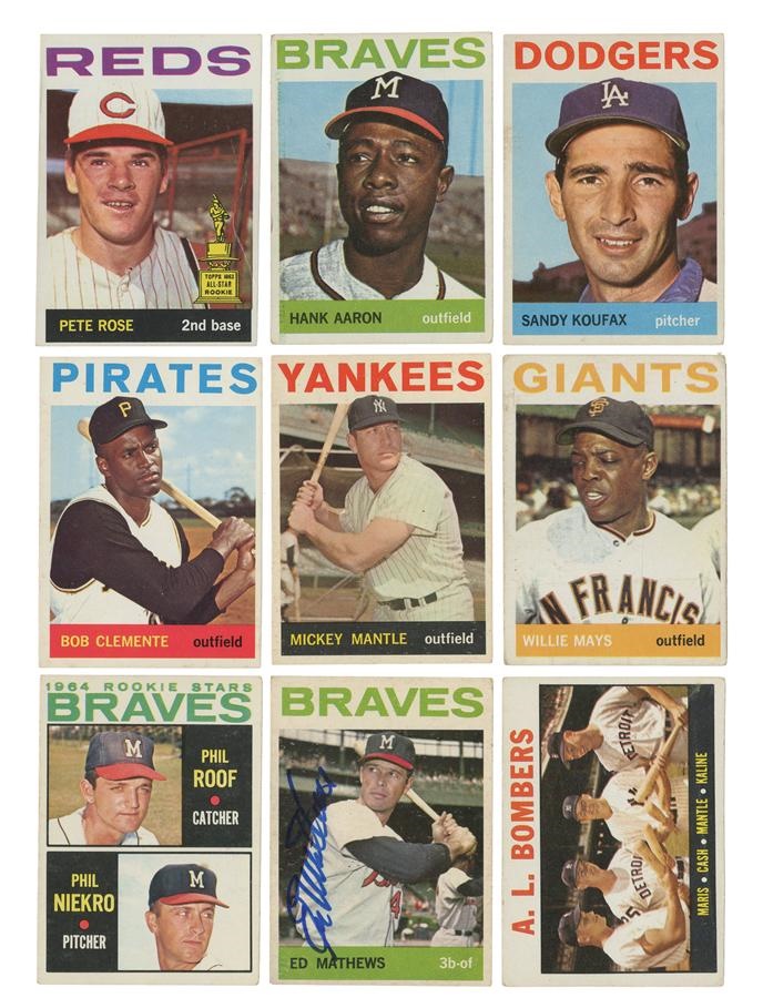 Sports and Non Sports Cards - 1964 Topps Baseball Complete Set (587)