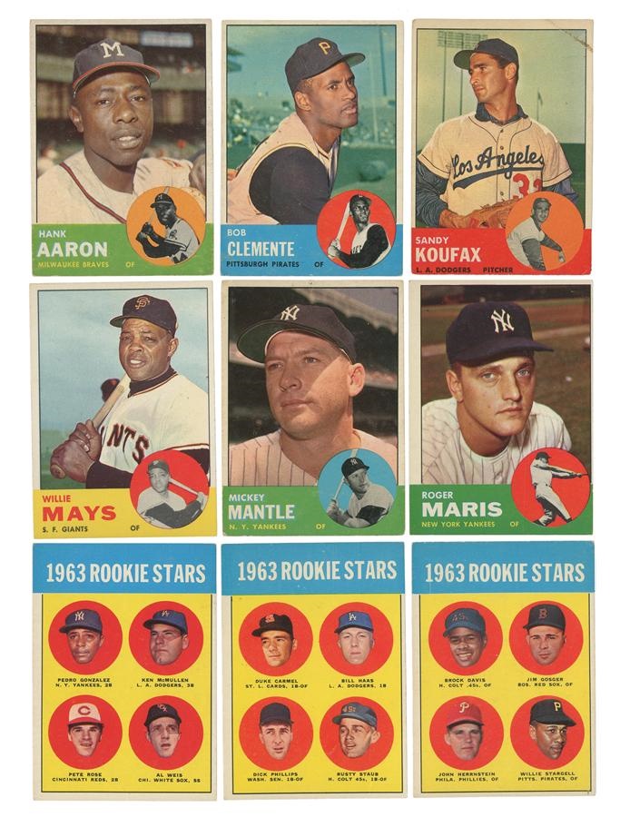 Sports and Non Sports Cards - 1963 Topps Baseball Complete Set (576)