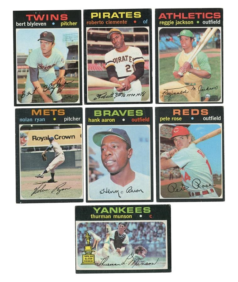 - 1971 Topps Baseball Complete Set