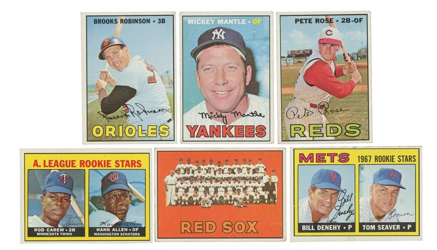 - 1967 Topps Baseball Complete Set  (609)