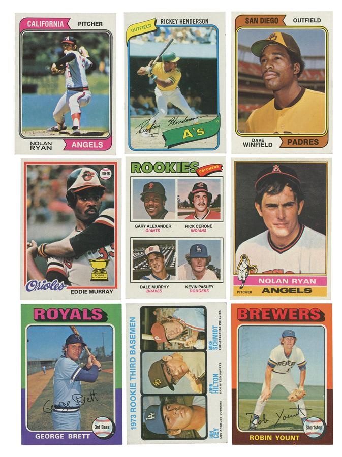 - 1973-1990 Modern Complete Set Collection Including Tradeds (40+)