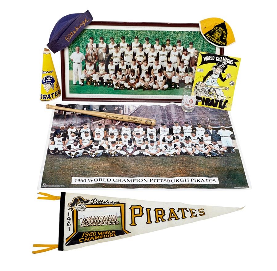 Baseball Memorabilia - Pittsburgh Pirates Souvenir Lot 1940s-'60s (20)