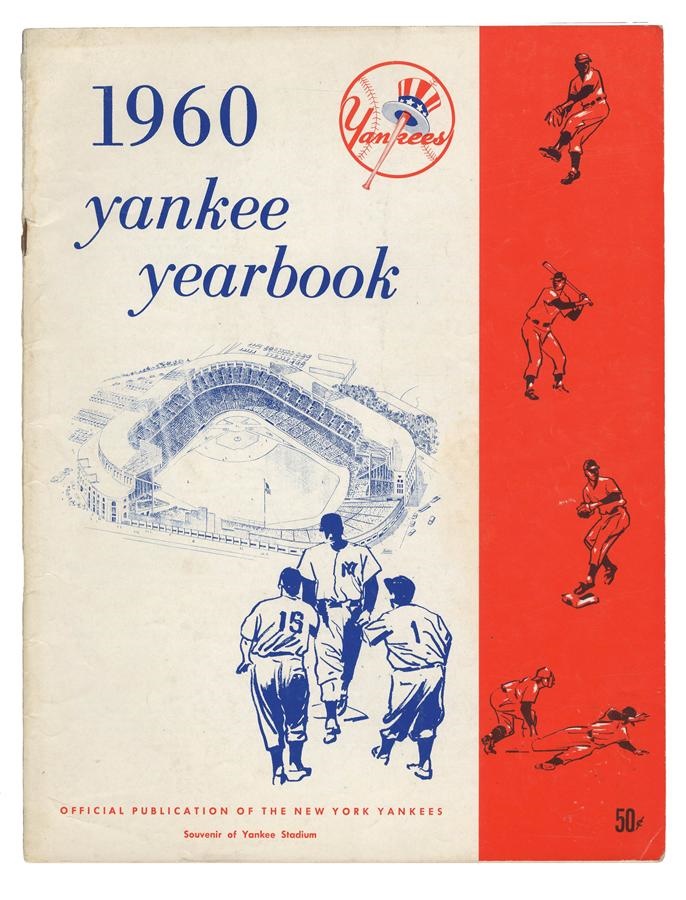 Baseball Memorabilia - 1956-2000 Yankees and Mets Yearbook Collection (50+)