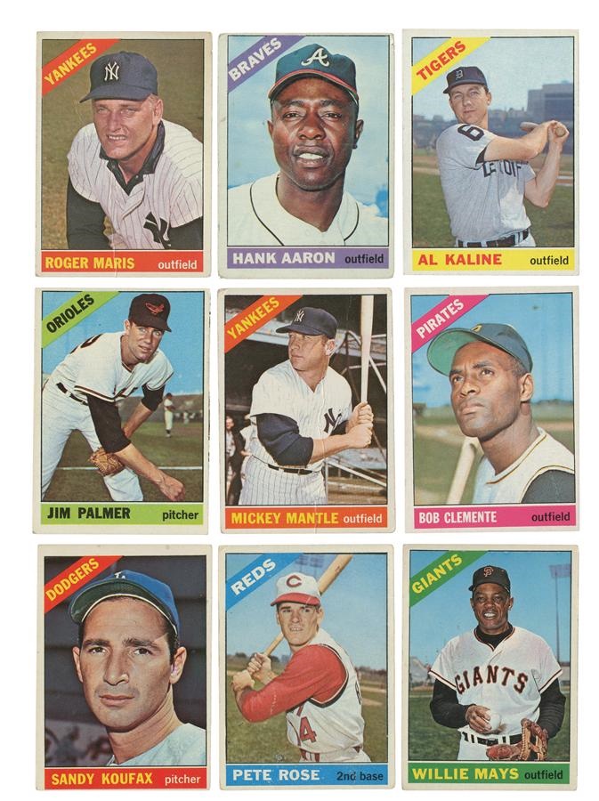 Sports and Non Sports Cards - 1966 Topps Baseball Card Complete Set (598)
