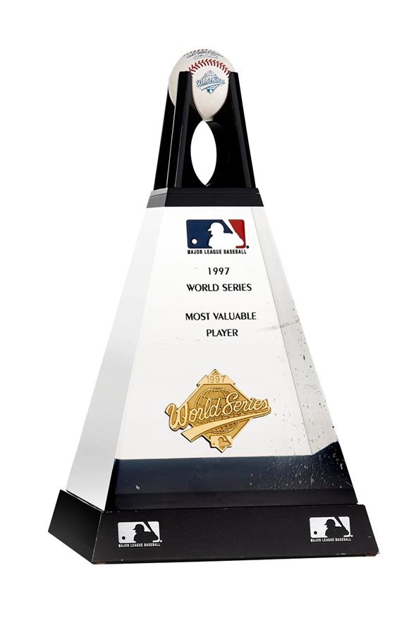 - 1997 Livan Hernandez World Series Most Valuable Player Trophy