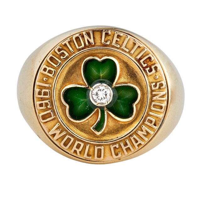 - 1960 Boston Celtics World Championship Ring