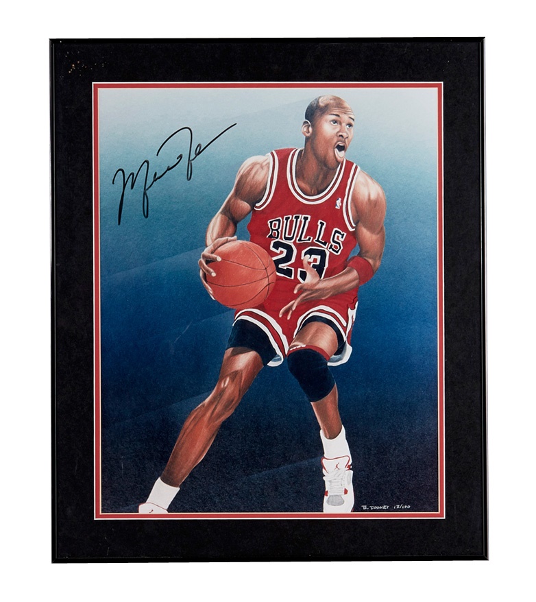 - Michael Jordan Signed Limited Edition Print