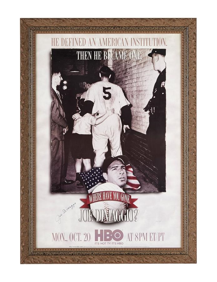 - Joe DiMaggio Signed Documentary Poster