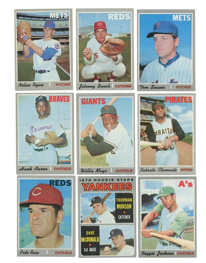 - 1970 Topps Baseball Card Complete Set (720)