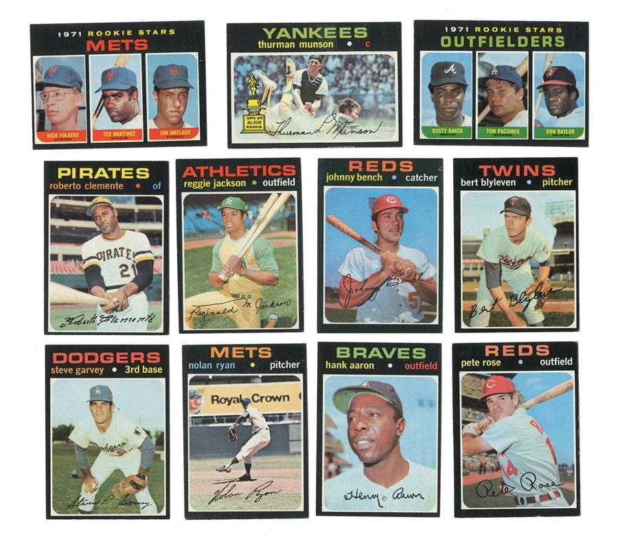 - 1971 Topps Baseball Card Complete Set