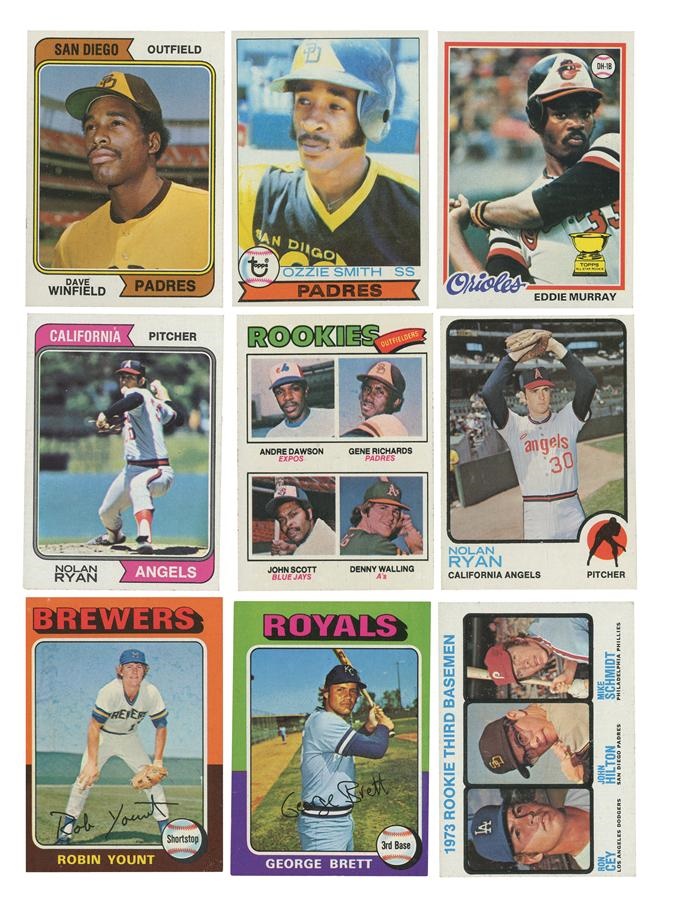 - 1973-1979 Topps Baseball Card Complete Sets (7)