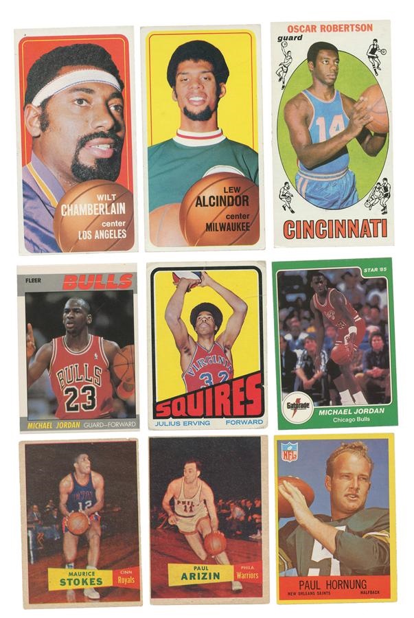 Sports and Non Sports Cards - 1956-1990s Basketball & Football Collection (1200+)